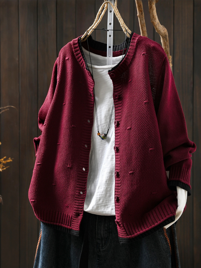 FAYE - TEXTURED CARDIGAN