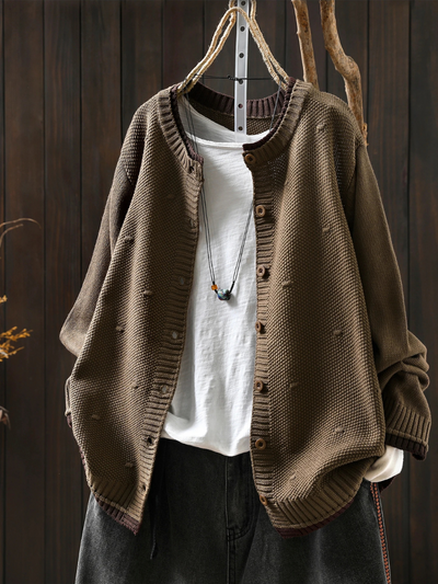 FAYE - TEXTURED CARDIGAN