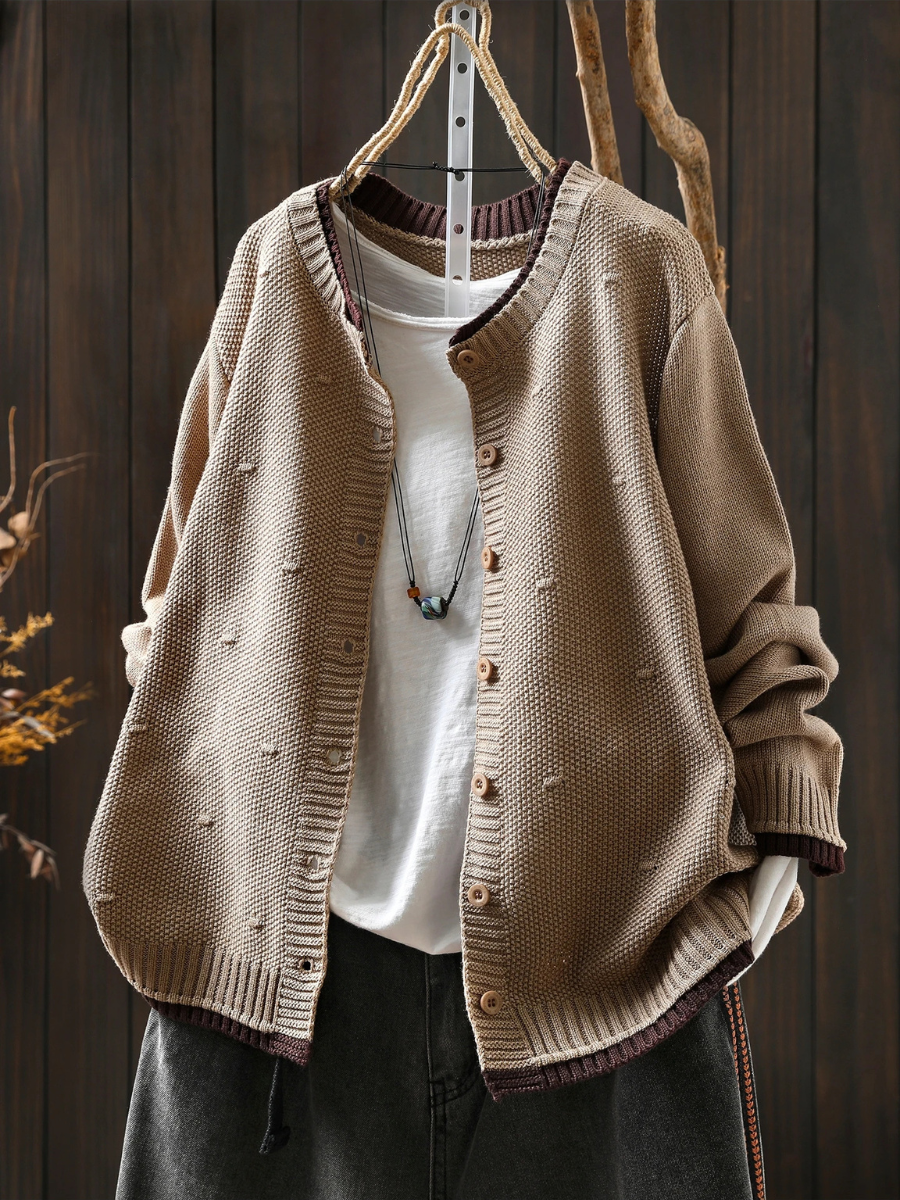 FAYE - TEXTURED CARDIGAN