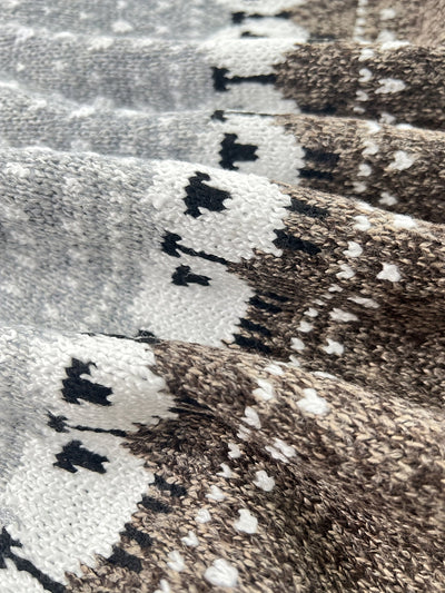Faith -  Elegant Winter Sweater with Sheep Jacquard Pattern