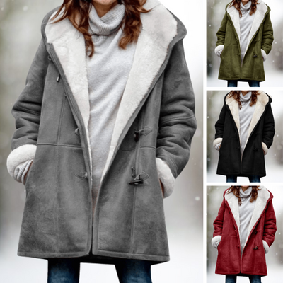 Lola - Warm Suede Fleece Fall Jacket