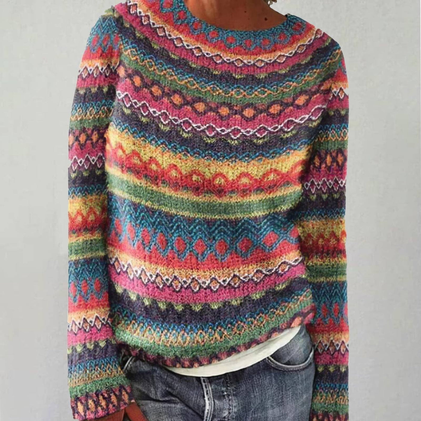 Olivia - Cozy Retro Sweater
