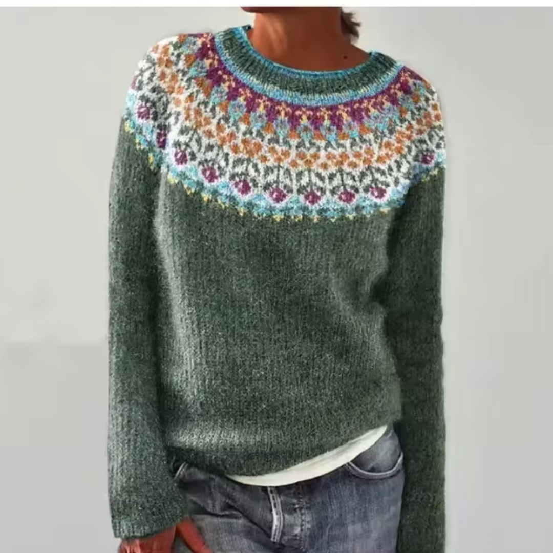 Hallie - Cozy Retro Sweater