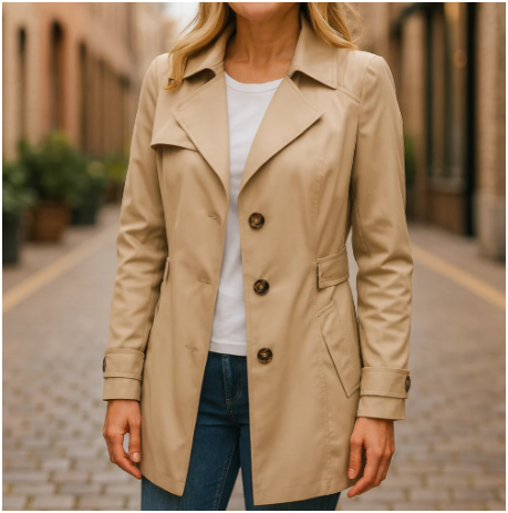 Delilah - Elegant Autumn Trench Coat