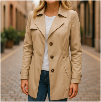 Delilah - Elegant Autumn Trench Coat